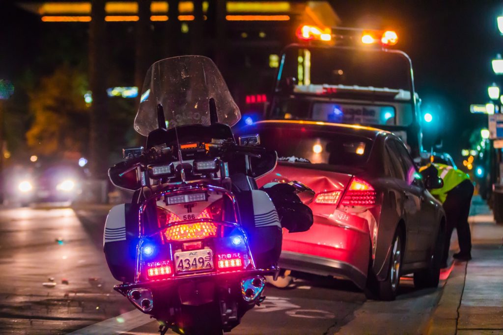 wrecked car after fatal crash